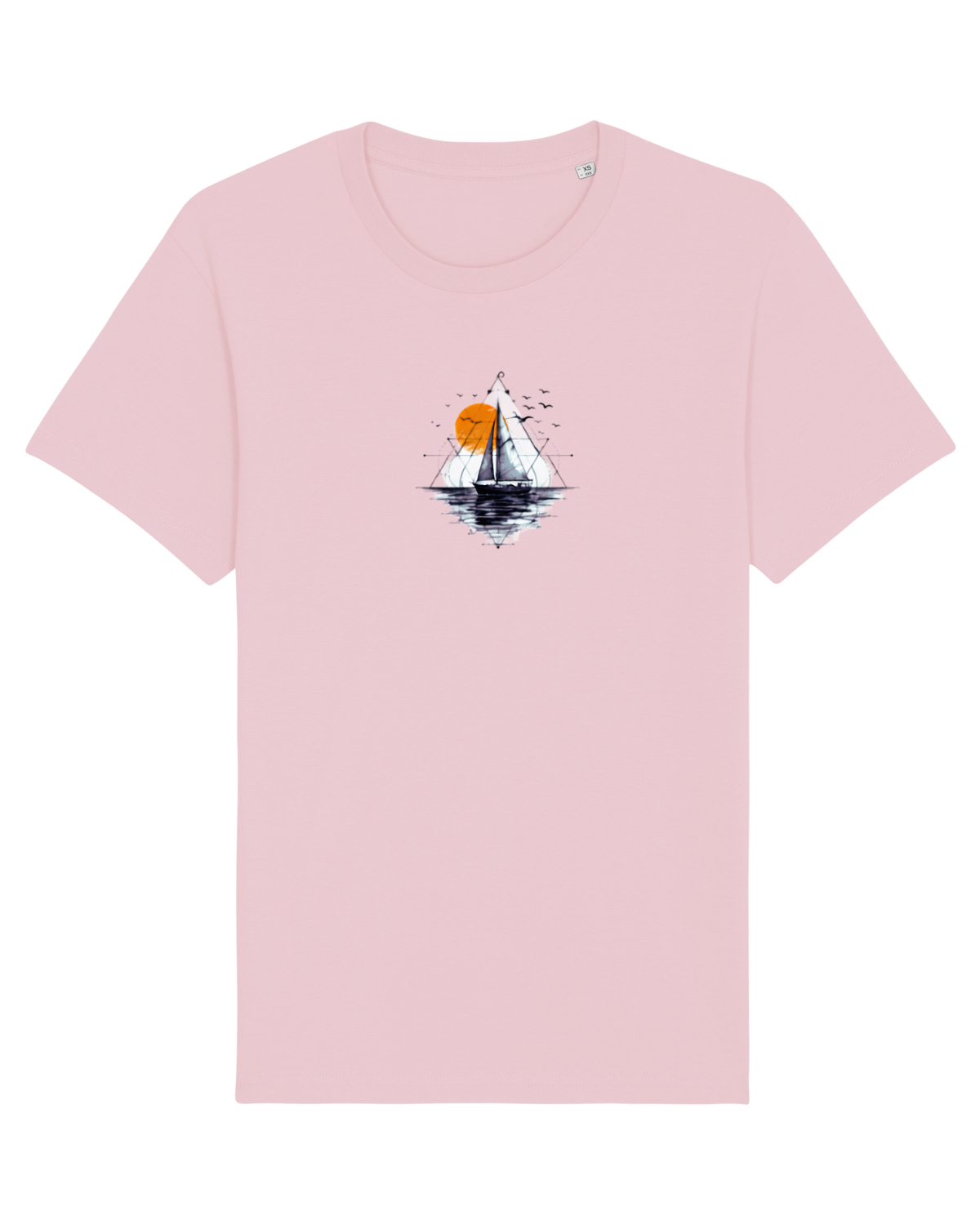 Tricou mânecă scurtă Unisex Rocker Cotton Pink
