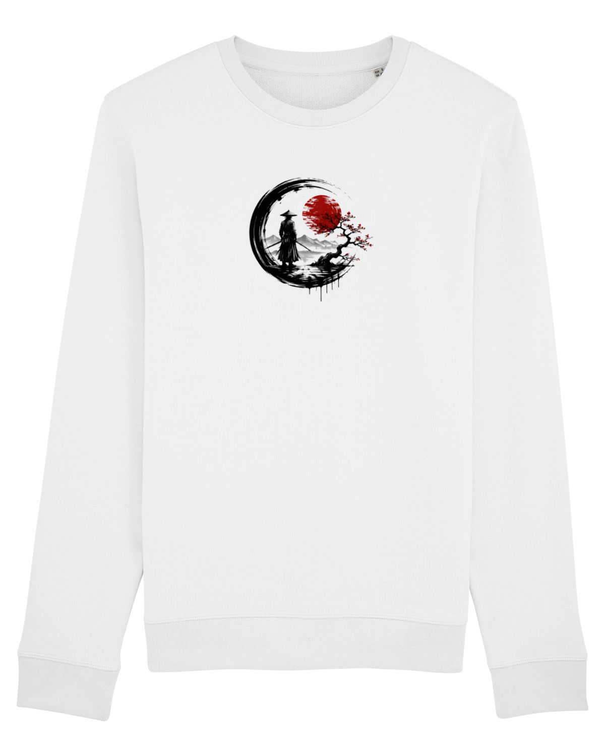 Bluză mânecă lungă Unisex Rise White