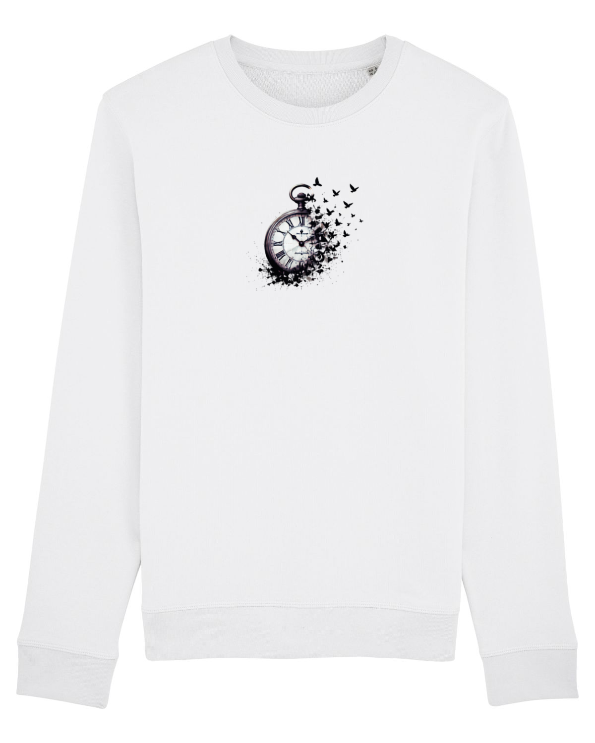 Bluză mânecă lungă Unisex Rise White