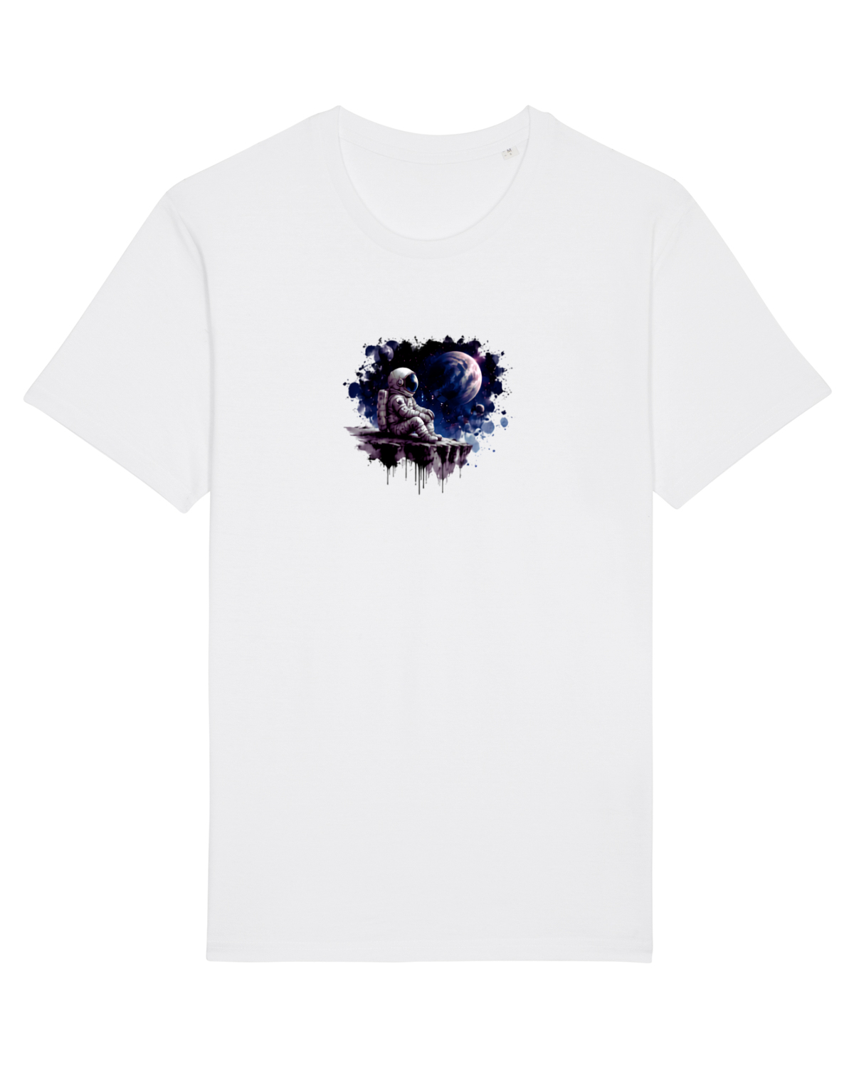 Tricou mânecă scurtă Unisex Rocker White
