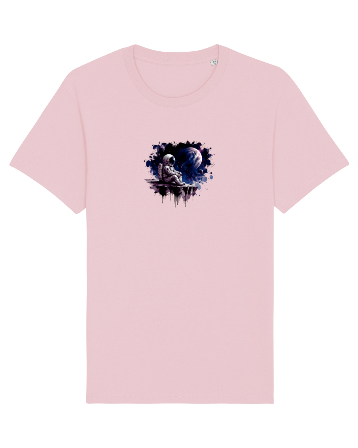 Tricou mânecă scurtă Unisex Rocker Cotton Pink