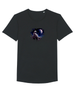 Moon  Tricou mânecă scurtă guler larg Bărbat Skater