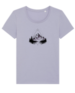 Munte Tricou mânecă scurtă guler larg fitted Damă Expresser