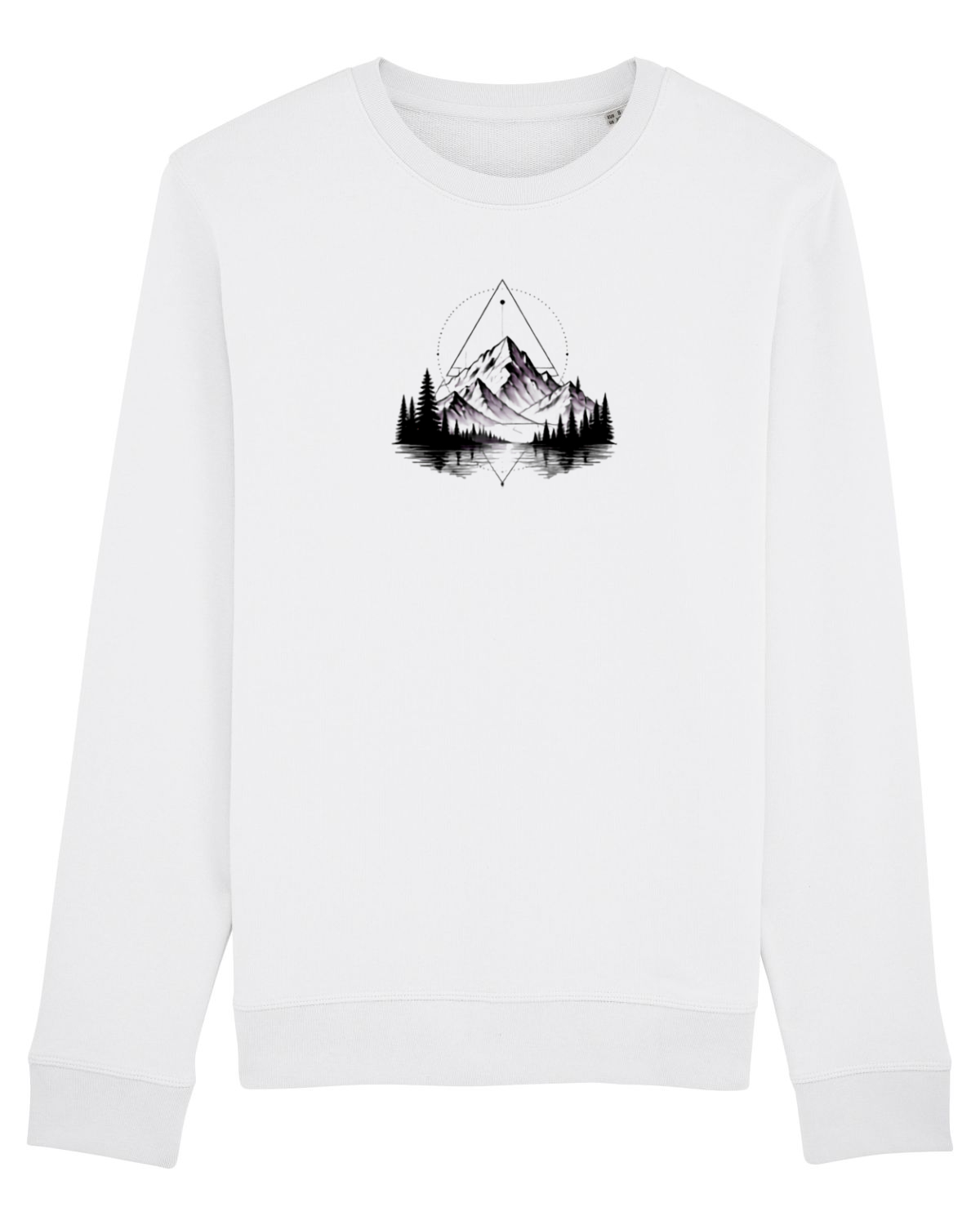 Bluză mânecă lungă Unisex Rise White