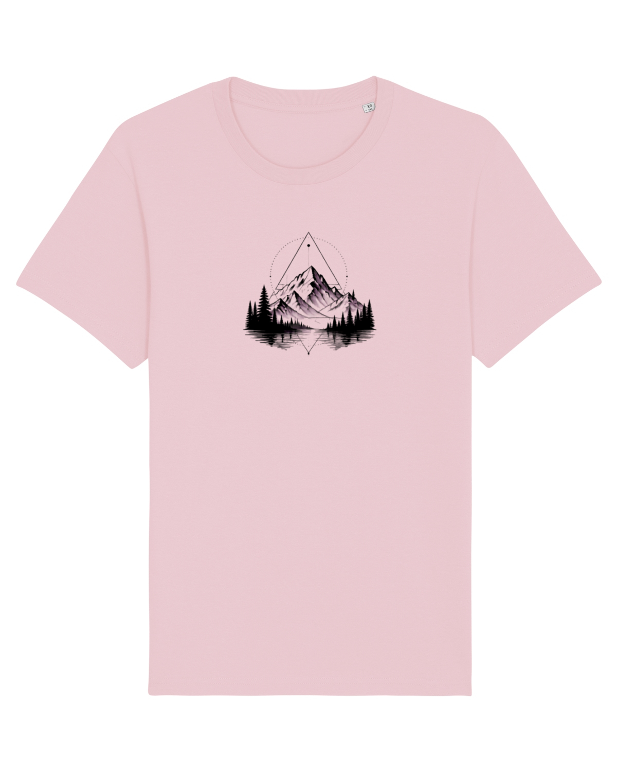 Tricou mânecă scurtă Unisex Rocker Cotton Pink
