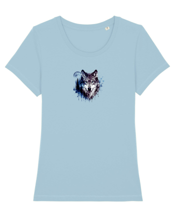 Wolf  Sky Blue