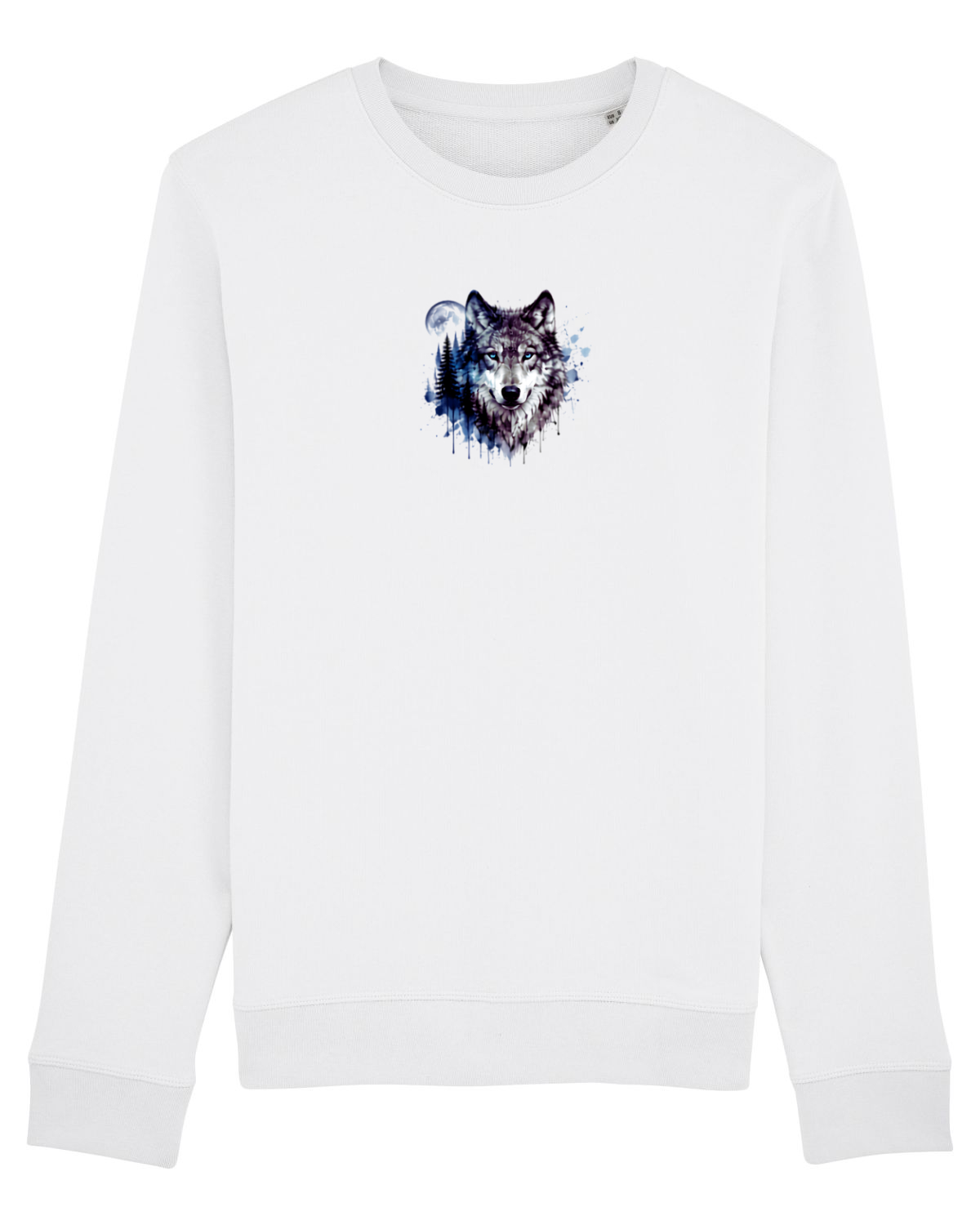 Bluză mânecă lungă Unisex Rise White