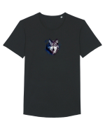 Wolf  Tricou mânecă scurtă guler larg Bărbat Skater