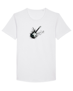 Music Tricou mânecă scurtă guler larg Bărbat Skater