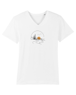 Munte Tricou mânecă scurtă guler V Bărbat Presenter