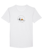 Munte Tricou mânecă scurtă guler larg Bărbat Skater