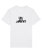 Un ciudat (brush, negru) Tricou mânecă scurtă Unisex Rocker