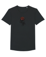 Rose Tricou mânecă scurtă guler larg Bărbat Skater