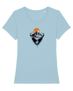 Munte Tricou mânecă scurtă guler larg fitted Damă Expresser