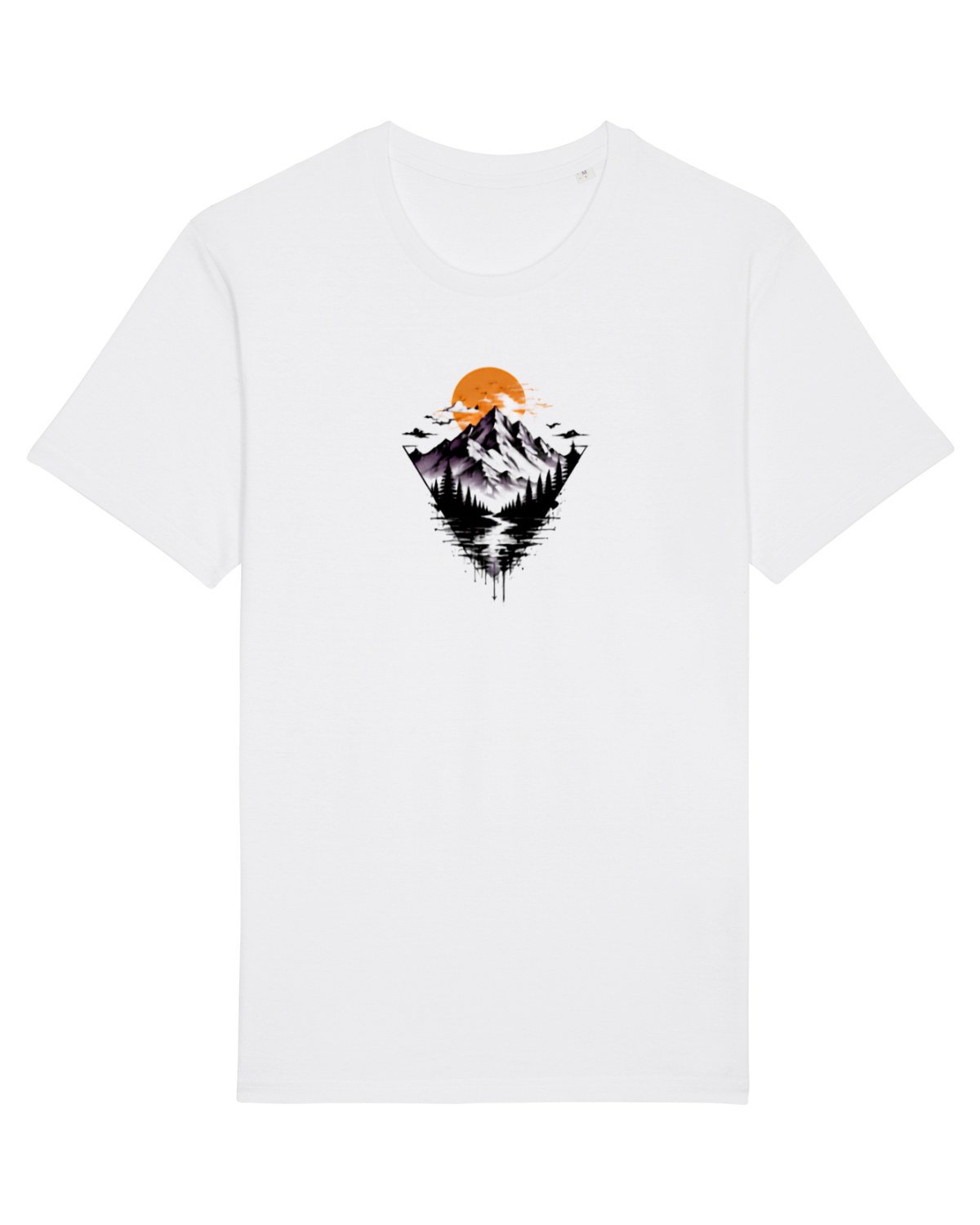 Tricou mânecă scurtă Unisex Rocker White