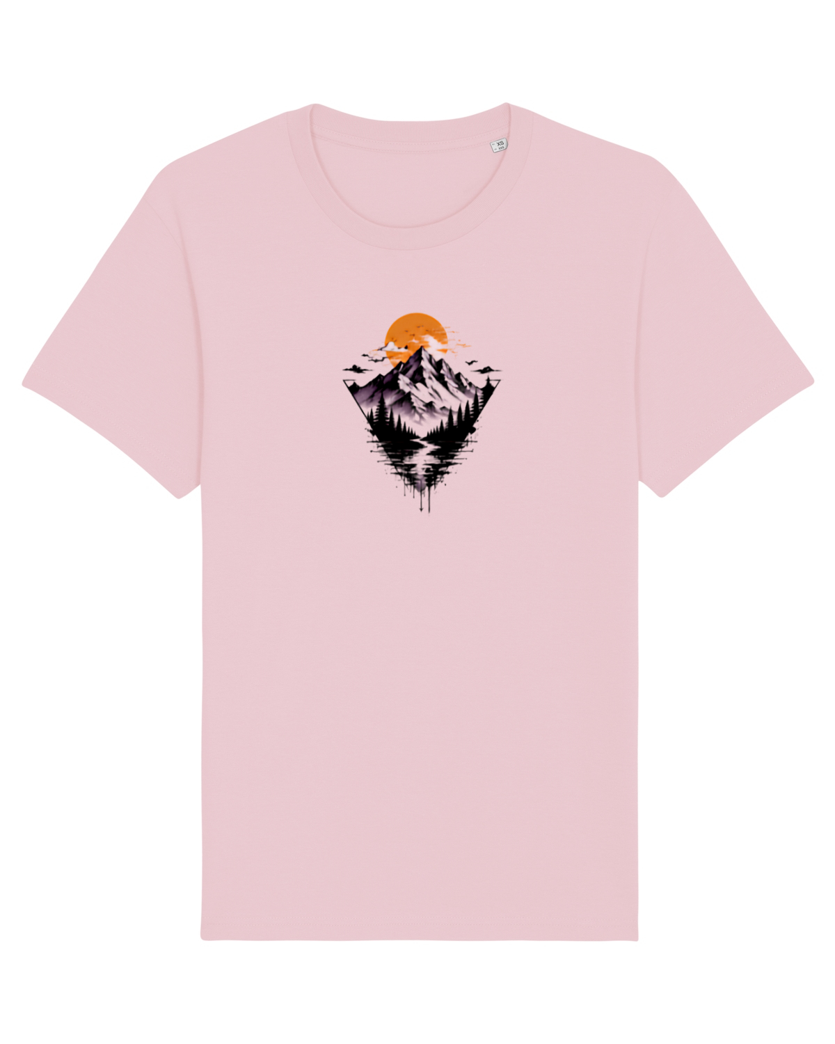 Tricou mânecă scurtă Unisex Rocker Cotton Pink