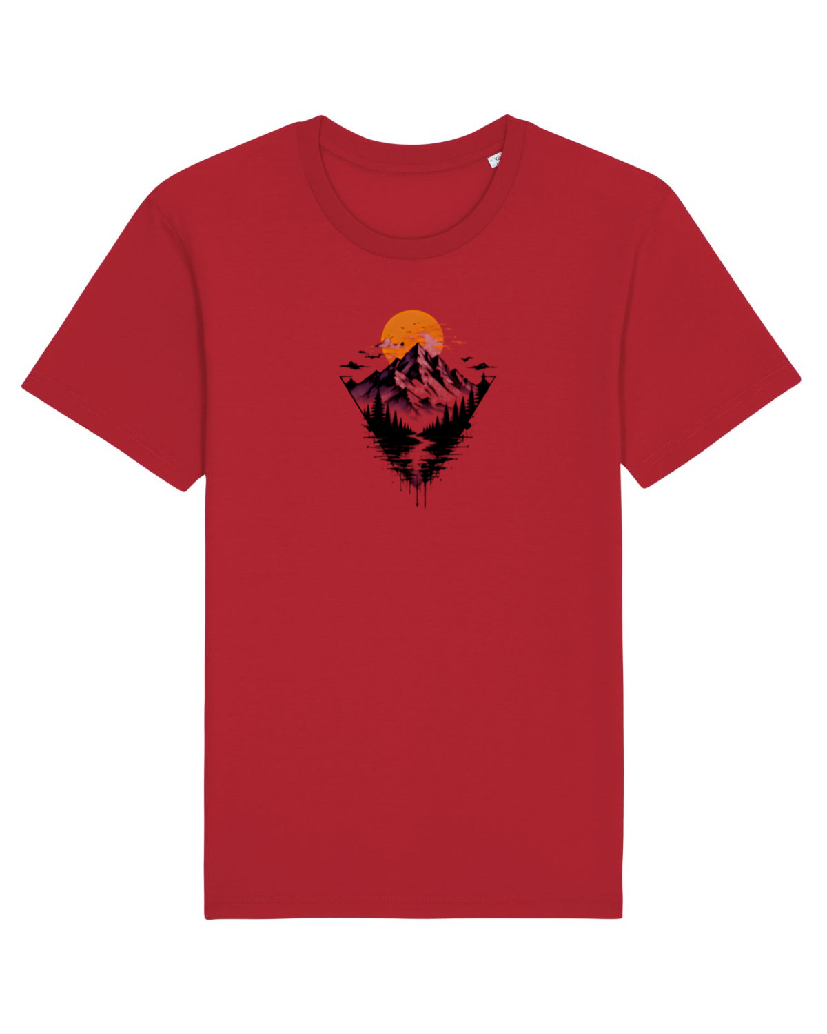 Tricou mânecă scurtă Unisex Rocker Red
