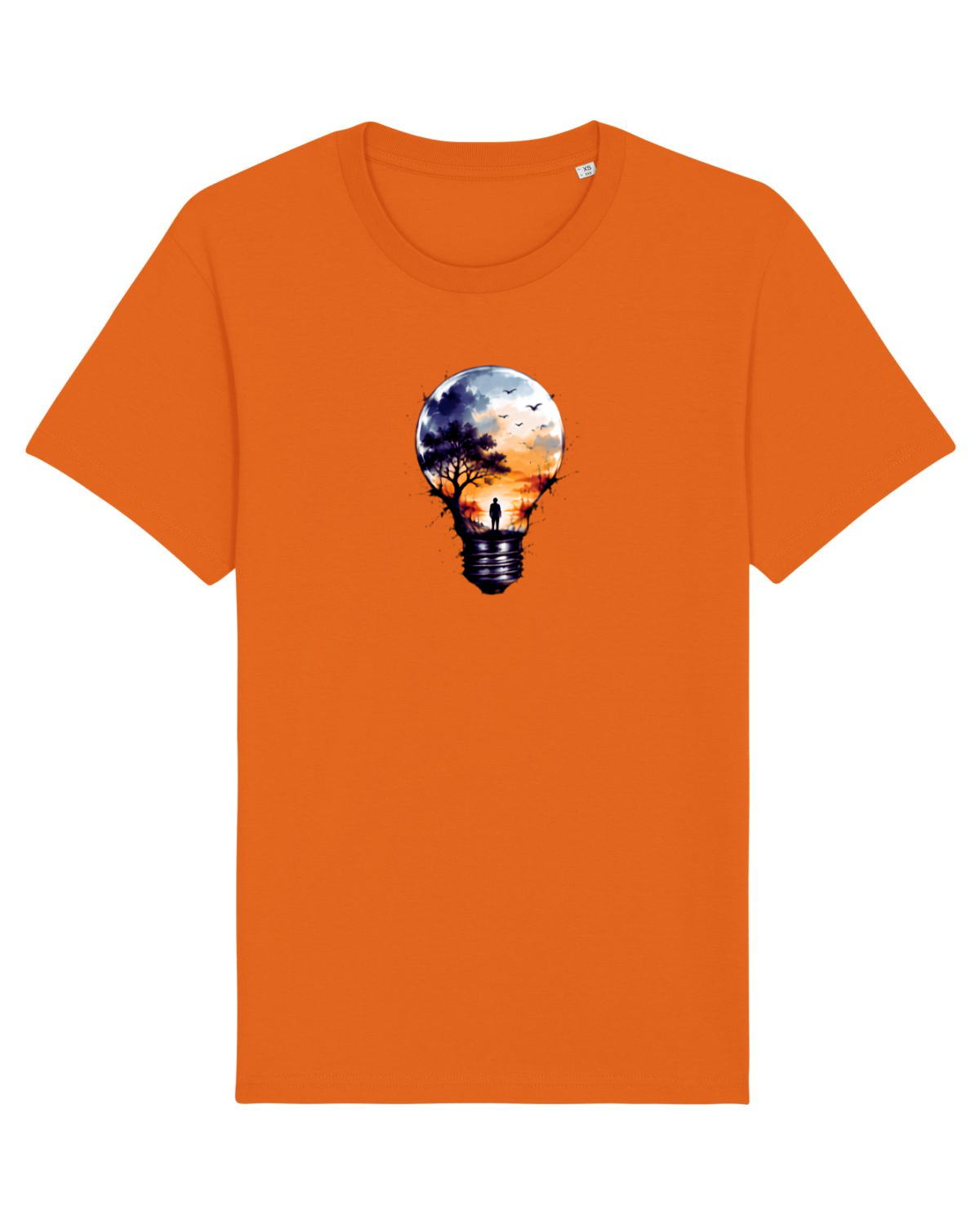 Tricou mânecă scurtă Unisex Rocker Bright Orange