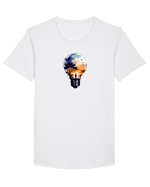 Summer  Tricou mânecă scurtă guler larg Bărbat Skater