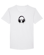 Music Tricou mânecă scurtă guler larg Bărbat Skater