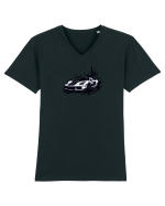 Car Tricou mânecă scurtă guler V Bărbat Presenter