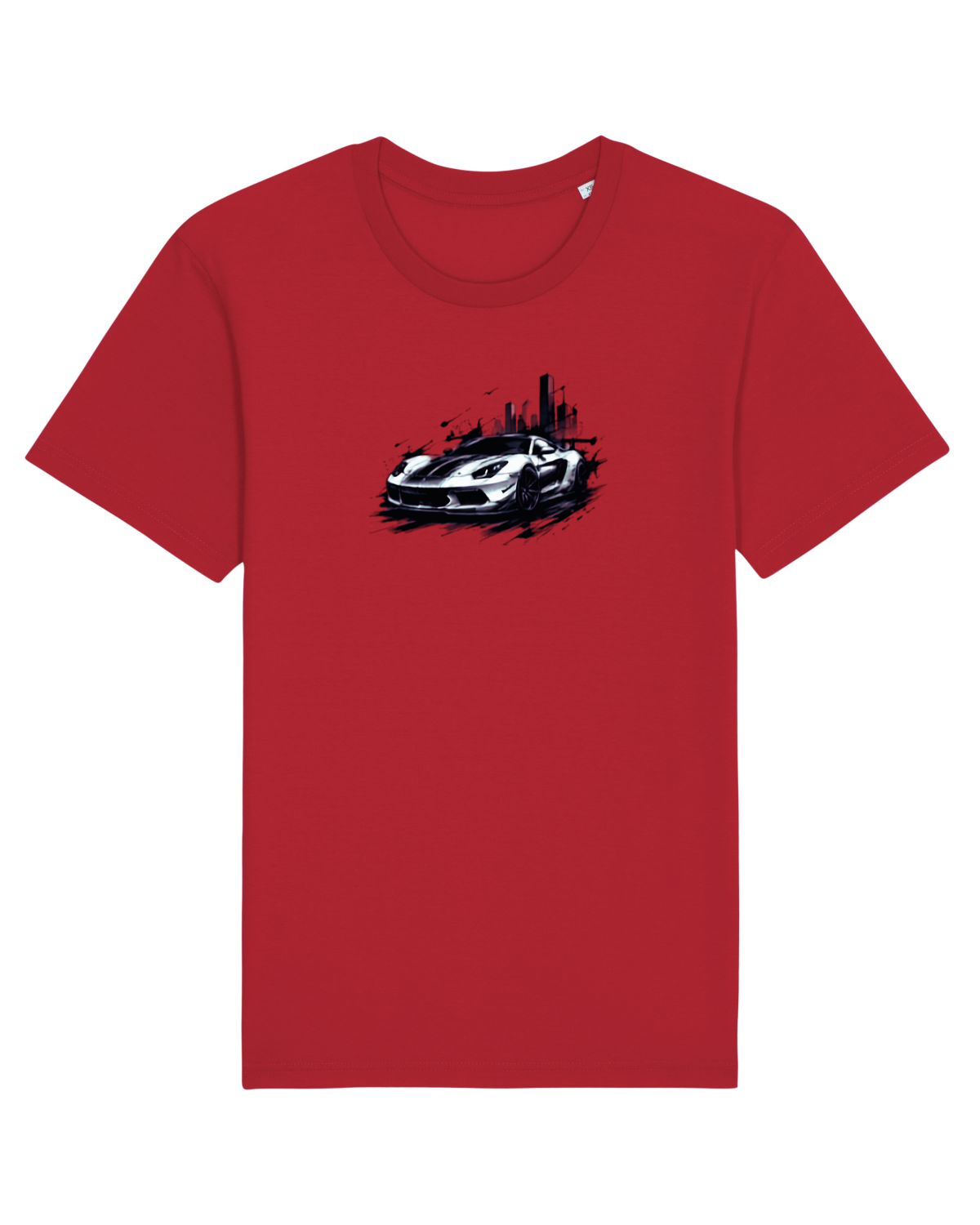 Tricou mânecă scurtă Unisex Rocker Red