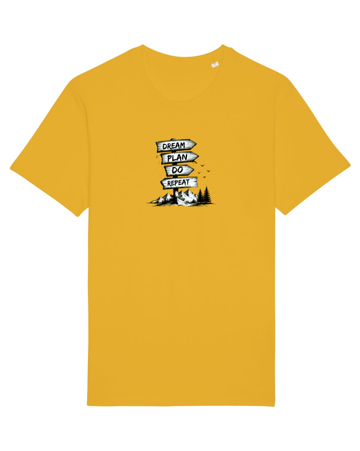 Tricou mânecă scurtă Unisex Rocker Spectra Yellow
