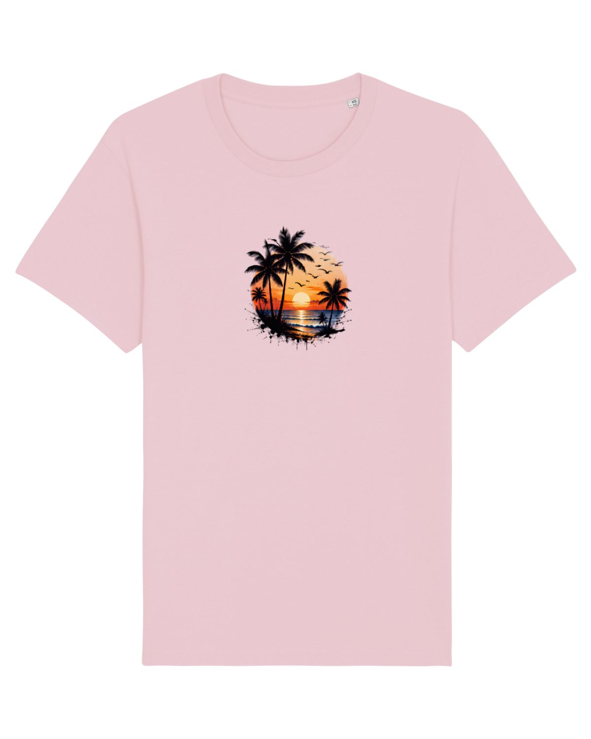 Tricou mânecă scurtă Unisex Rocker Cotton Pink