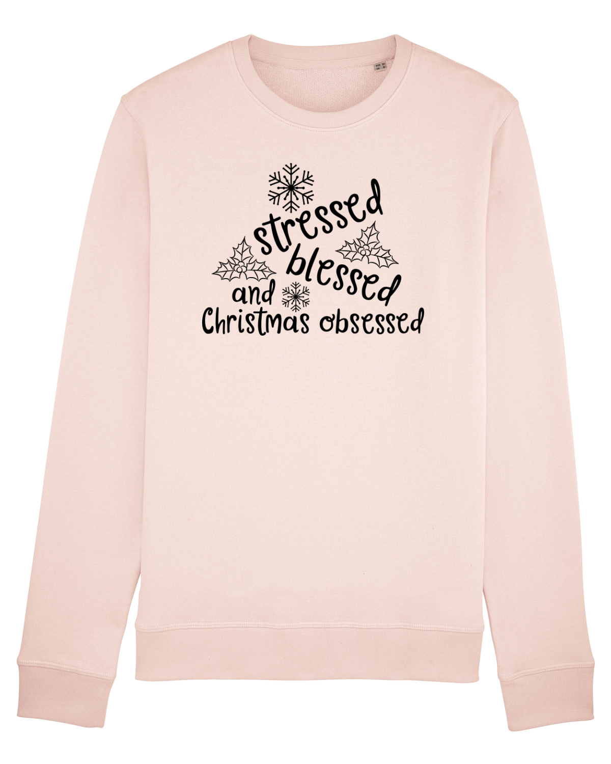 Bluză mânecă lungă Unisex Rise Candy Pink