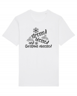 Agitație de Crăciun Tricou mânecă scurtă Unisex Rocker