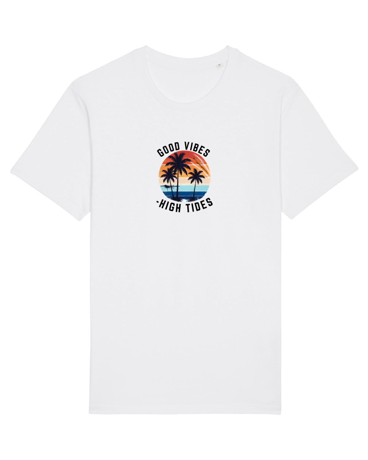 Tricou mânecă scurtă Unisex Rocker White