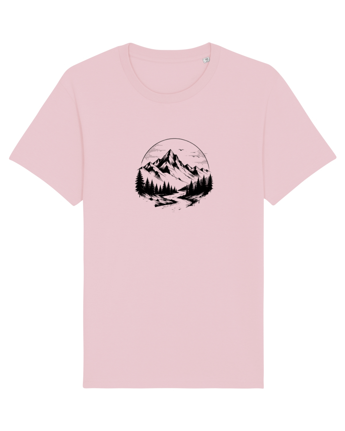 Tricou mânecă scurtă Unisex Rocker Cotton Pink
