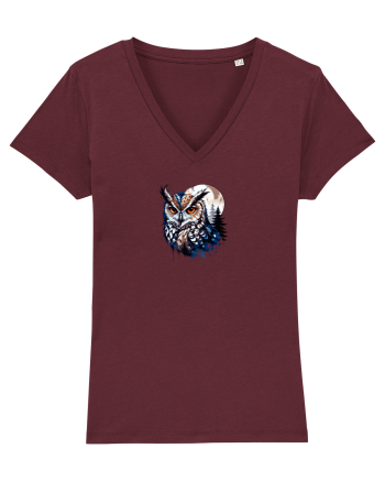 Owl  Burgundy