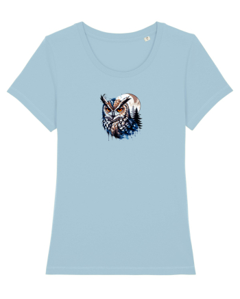 Owl  Sky Blue