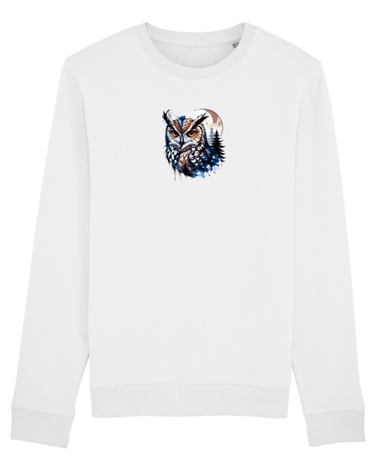 Bluză mânecă lungă Unisex Rise White