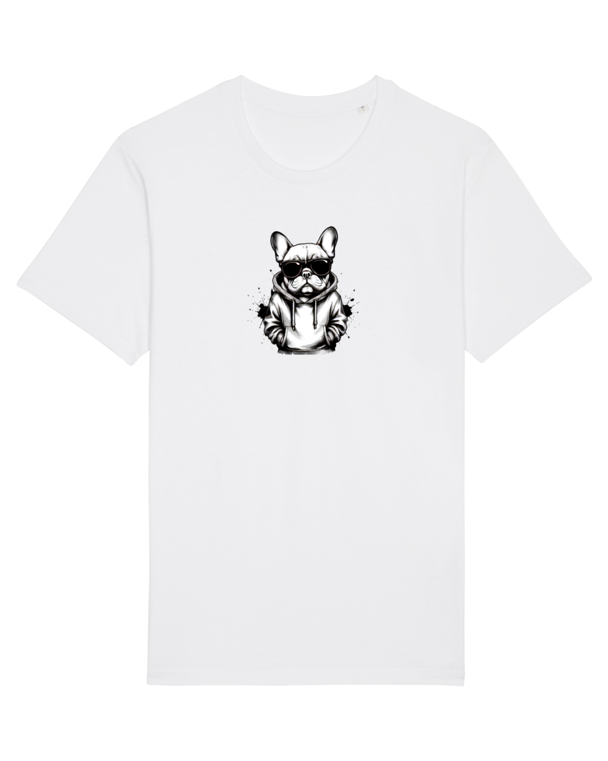 Tricou mânecă scurtă Unisex Rocker White