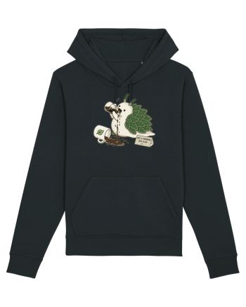 Funny Not a Morning Sea Slug Coffee Cartoon Cute Marine Animal Humor Black