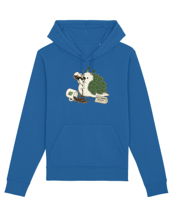Funny Not a Morning Sea Slug Coffee Cartoon Cute Marine Animal Humor Royal Blue