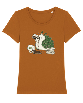Funny Not a Morning Sea Slug Coffee Cartoon Cute Marine Animal Humor Roasted Orange