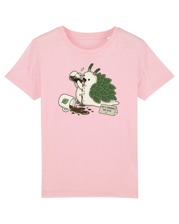 Funny Not a Morning Sea Slug Coffee Cartoon Cute Marine Animal Humor Cotton Pink