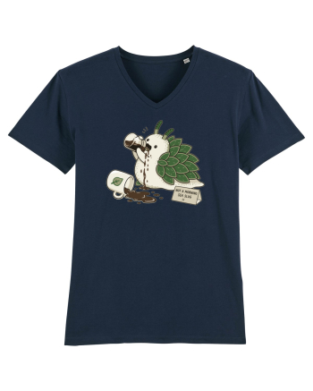 Funny Not a Morning Sea Slug Coffee Cartoon Cute Marine Animal Humor French Navy