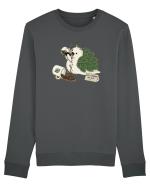 Funny Not a Morning Sea Slug Coffee Cartoon Cute Marine Animal Humor Bluză mânecă lungă Unisex Rise