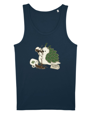 Funny Not a Morning Sea Slug Coffee Cartoon Cute Marine Animal Humor Navy