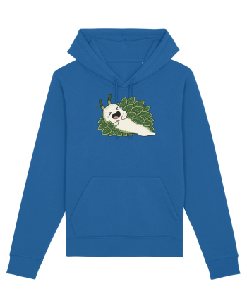 Funny Laughing Leaf Sea Slug Cartoon Cute Ocean Mollusk Nature Humor Royal Blue