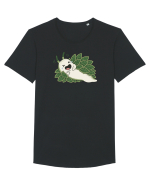 Funny Laughing Leaf Sea Slug Cartoon Cute Ocean Mollusk Nature Humor Tricou mânecă scurtă guler larg Bărbat Skater