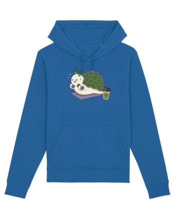 Funny Leaf Sheep Sea Slug Gym Cartoon Cute Marine Fitness Workout Humor Royal Blue