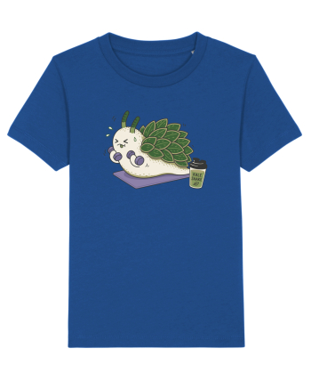 Funny Leaf Sheep Sea Slug Gym Cartoon Cute Marine Fitness Workout Humor Majorelle Blue