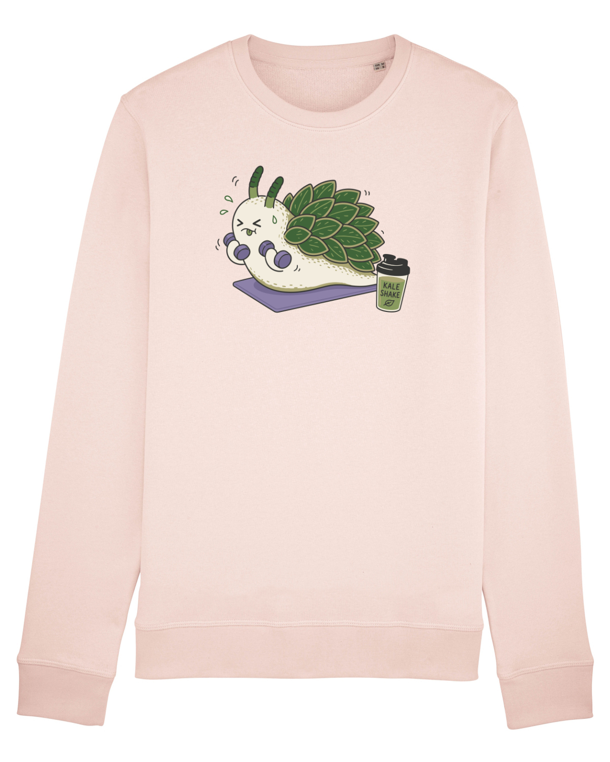 Bluză mânecă lungă Unisex Rise Candy Pink