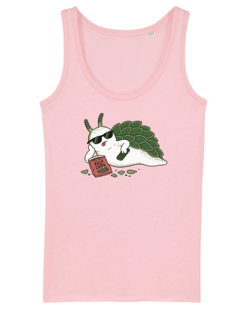 Funny Relaxing Leaf Sheep Sea Slug Cartoon Cute Ocean Animal TV Snack Humor Cotton Pink