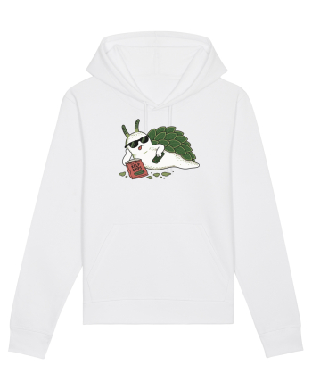 Funny Relaxing Leaf Sheep Sea Slug Cartoon Cute Ocean Animal TV Snack Humor White